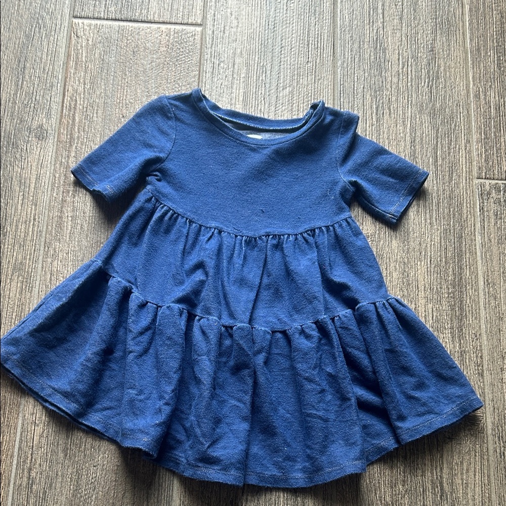 Old Navy Navy Blue Kids Casual Dress
